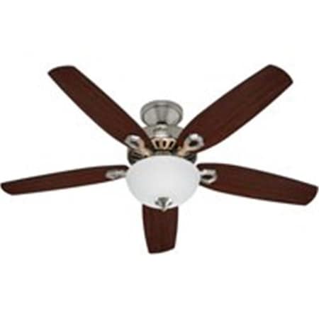 Hunter Hunter Fan 53090 Builder Deluxe Fan Nickel 52 In. 2887131